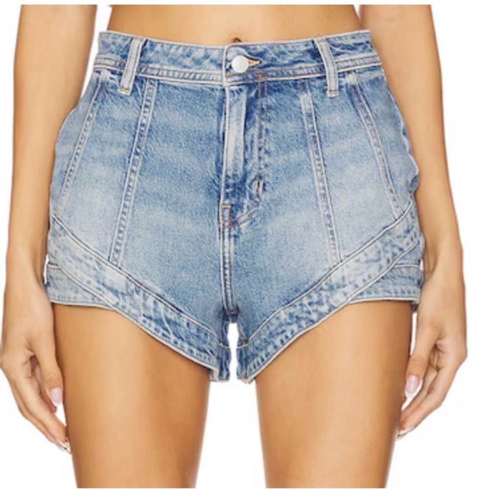 NET We The Free Light Blue Jean Shorts
